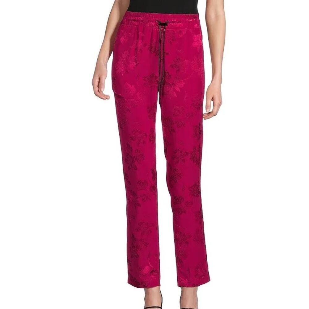 SOLD RtA Fiona Floral Satin Drawstring Pants